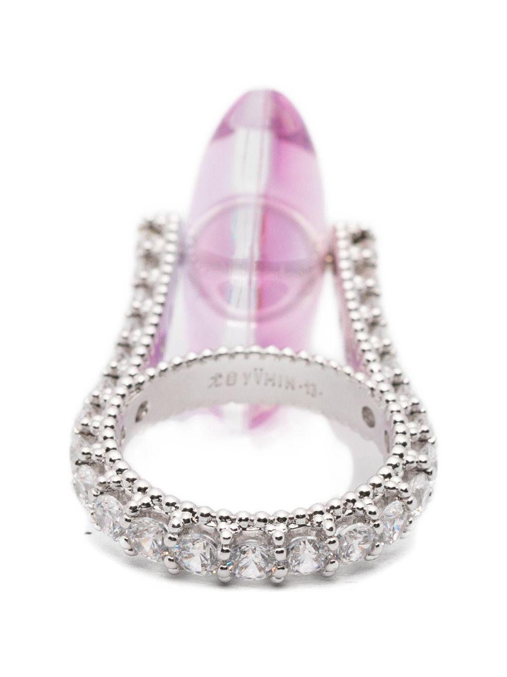 Anello decorato con stelle in rosa Yvmin - donna 