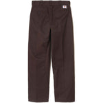 Pantaloni a gamba dritta in marrone Undercover - uomo 