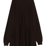 Mini abito a maniche lunghe in marrone Rotate sunday - donna 
