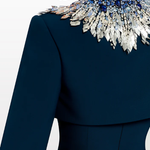 Blazer crop dexy in blu Jenny packham - donna 
