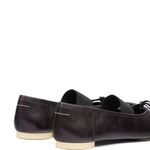 Ballerina con elastico con logo in nero Mm6 maison margiela - donna 