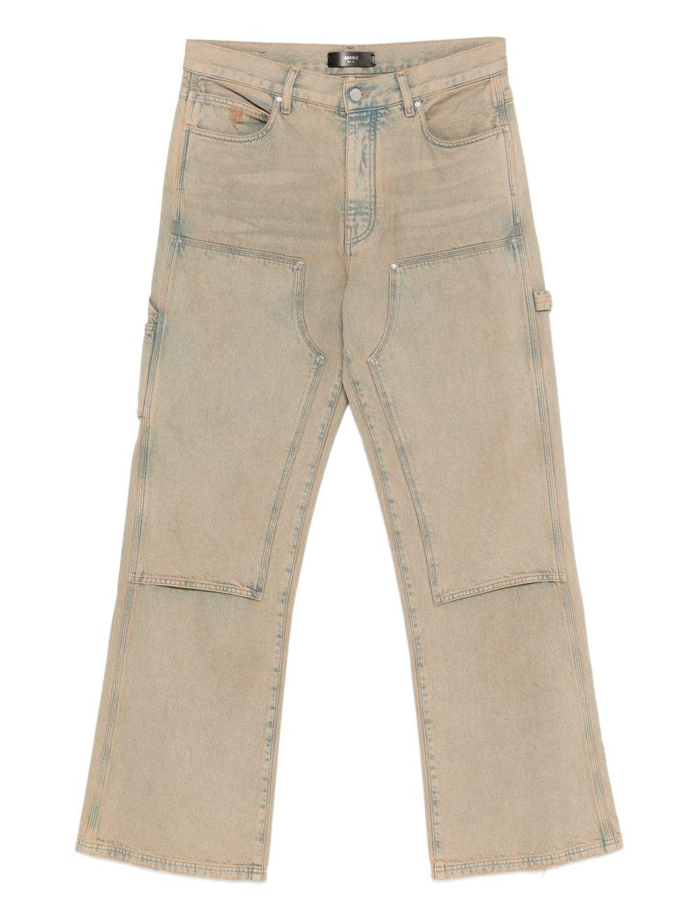 Jeans con tasche in beige Amiri - uomo 