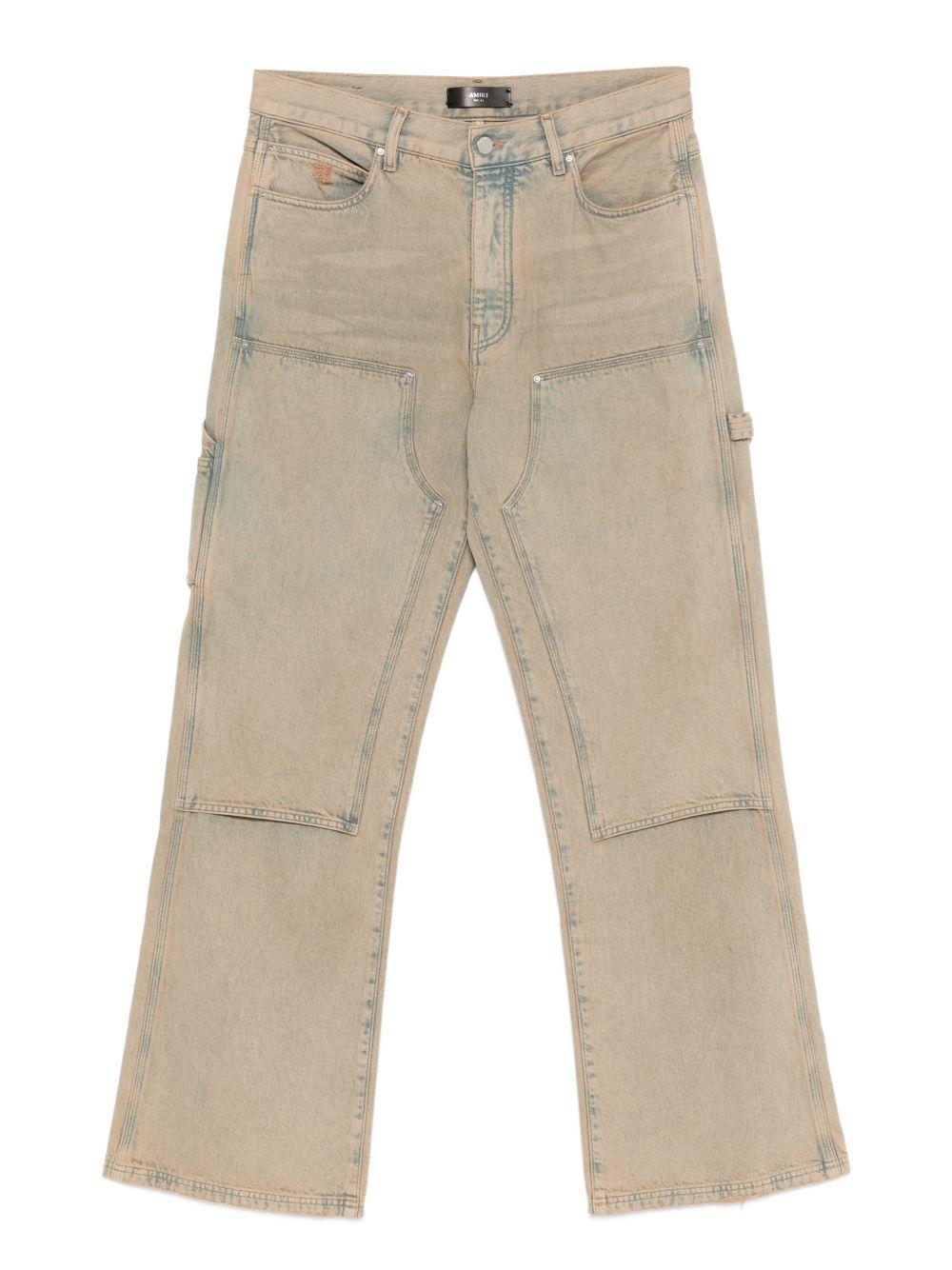 Jeans con tasche in beige Amiri - uomo 