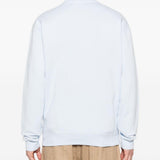 Felpa con logo in azzurro Jacquemus - uomo 