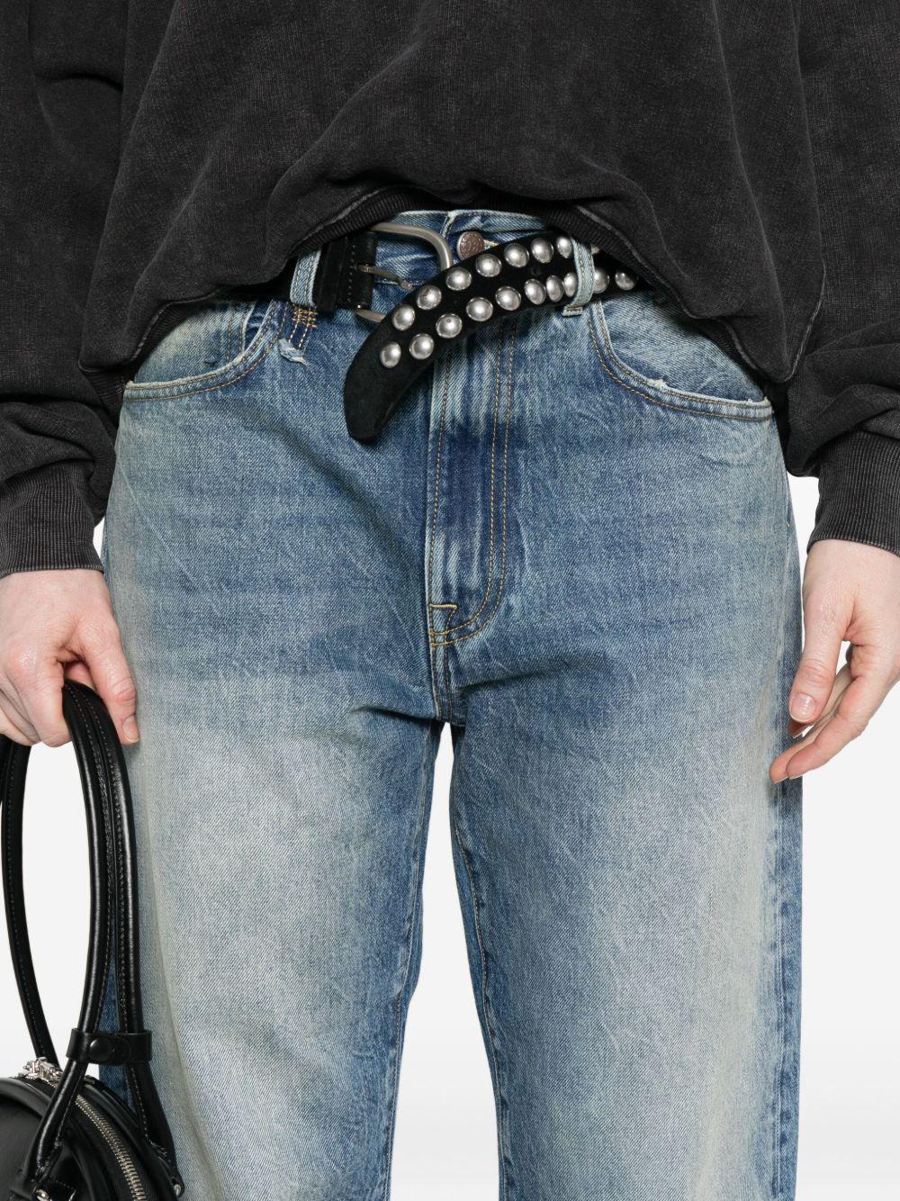 Jeans dritti in cotone in blu R13 - donna 