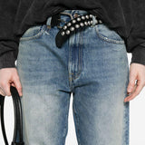 Jeans dritti in cotone in blu R13 - donna 