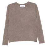 Maglione in cashmere a maniche lunghe in grigio taupe Gotha - donna 