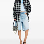 Shorts de-sire in denim blu diesel - donn 