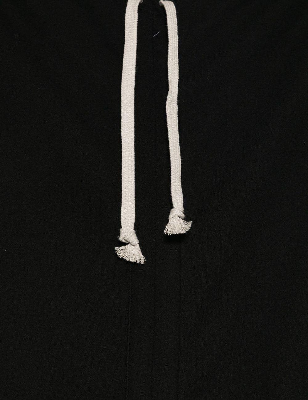 Gonna lunga con coulisse e spacco laterale in nero Rick owens drkshdw - donna 