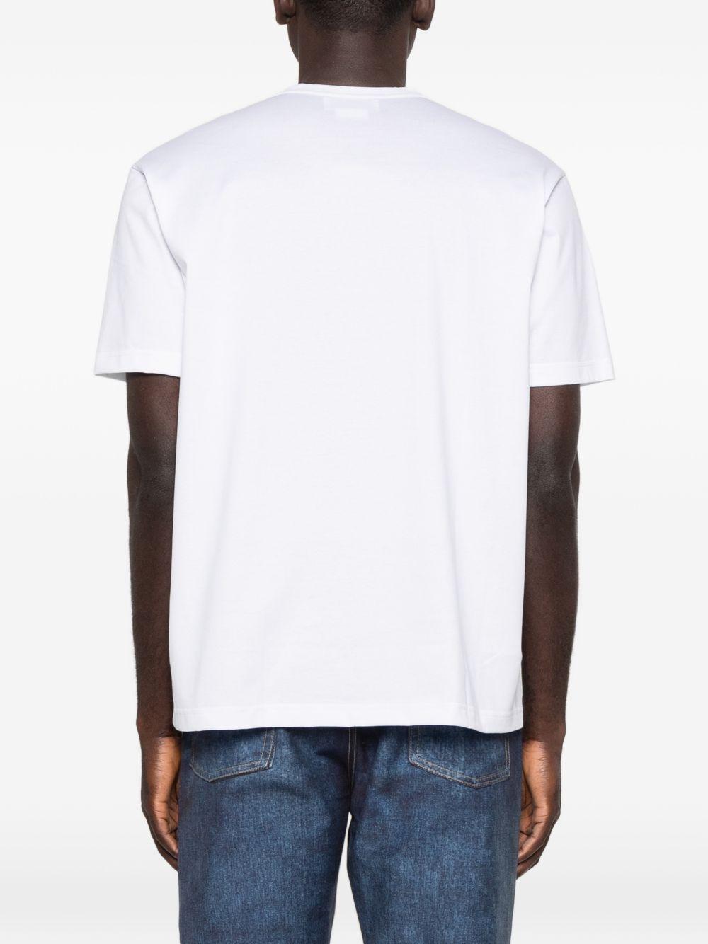 T-shirt a maniche corte in bianco Junya watanabe - uomo 