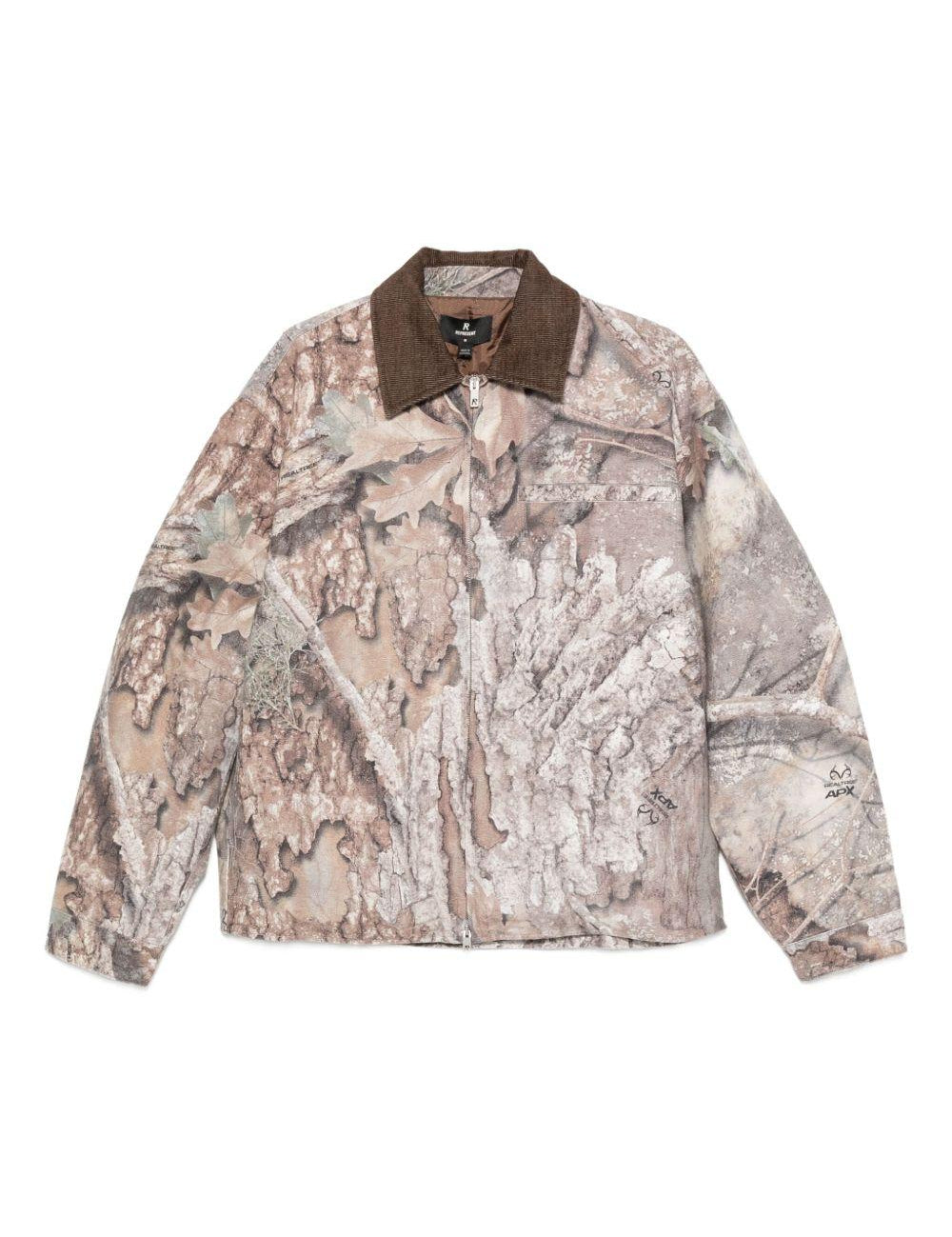 Giacca con stampa camouflage in beige e marrone Represent - uomo 