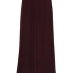 Pantaloni con inserti laterali in bordeaux Forte forte - donna 