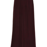 Pantaloni con inserti laterali in bordeaux Forte forte - donna 