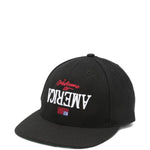 Cappello da baseball ricamato in nero Willy chavarria - uomo 