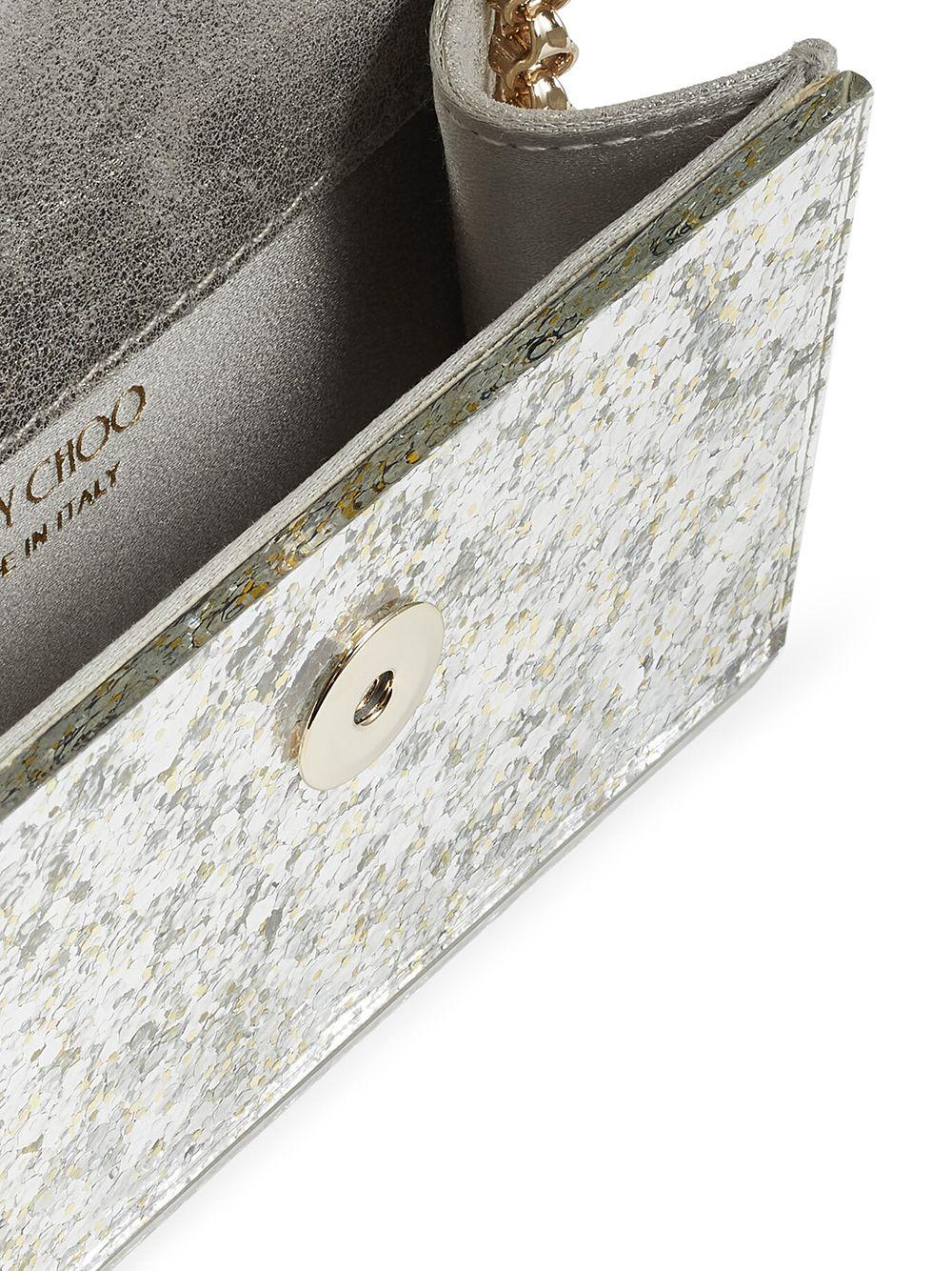 Borsa Candy con paillettes in champagne Jimmy choo - donna 