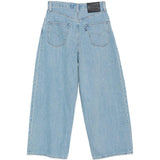 Jean crop a gamba ampia in celeste Levi's blue tab - donna 