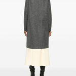 Cappotto monopetto in grigio Harris wharf london - donna 