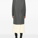 Cappotto monopetto in grigio Harris wharf london - donna 