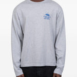 T-shirt a maniche lunghe del tour mondiale in grigio Carne bollente - uomo 