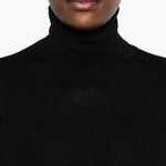 Abito midi a collo alto in nero Toteme - donna 