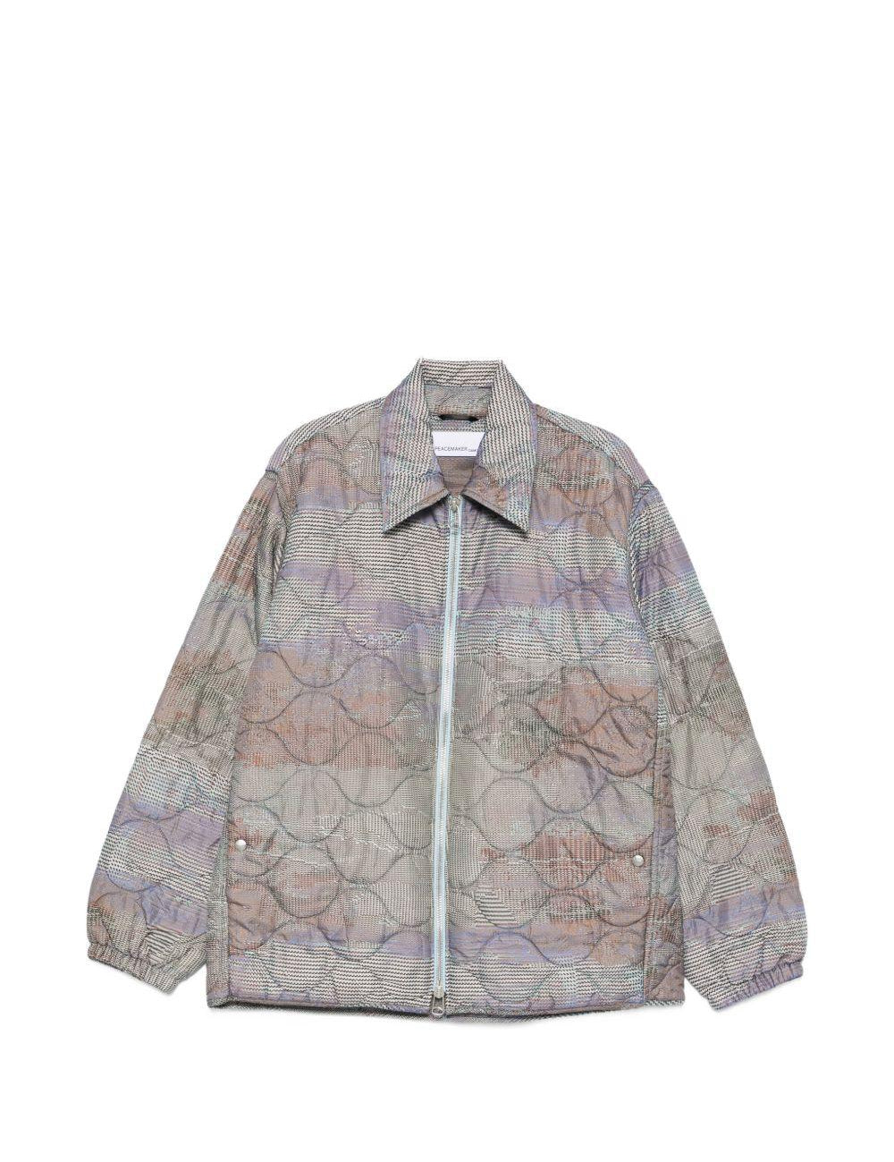 Giacca trapuntata in multicolore Oamc peacemaker - uomo 