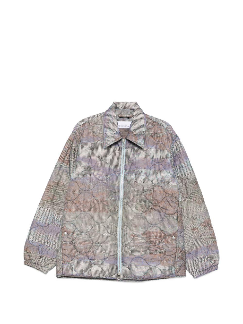 Giacca trapuntata in multicolore Oamc peacemaker - uomo 