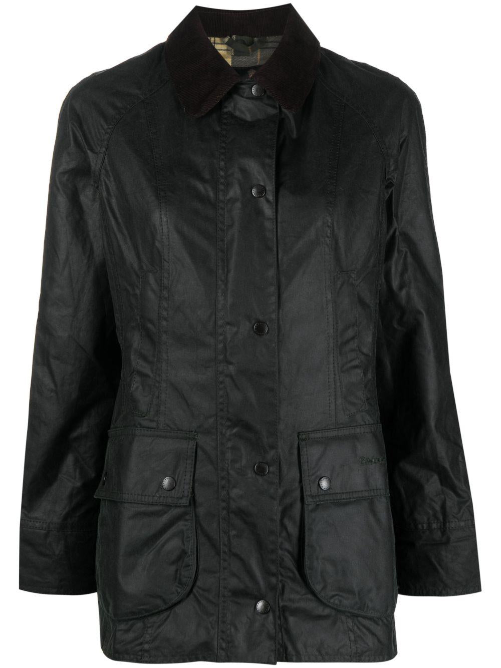 Giacca Beadnell® cerata in nero Barbour - donna 