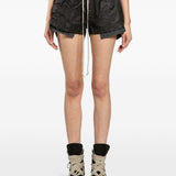 Shorts con coulisse fog in nero Rick owens drkshdw - donna 
