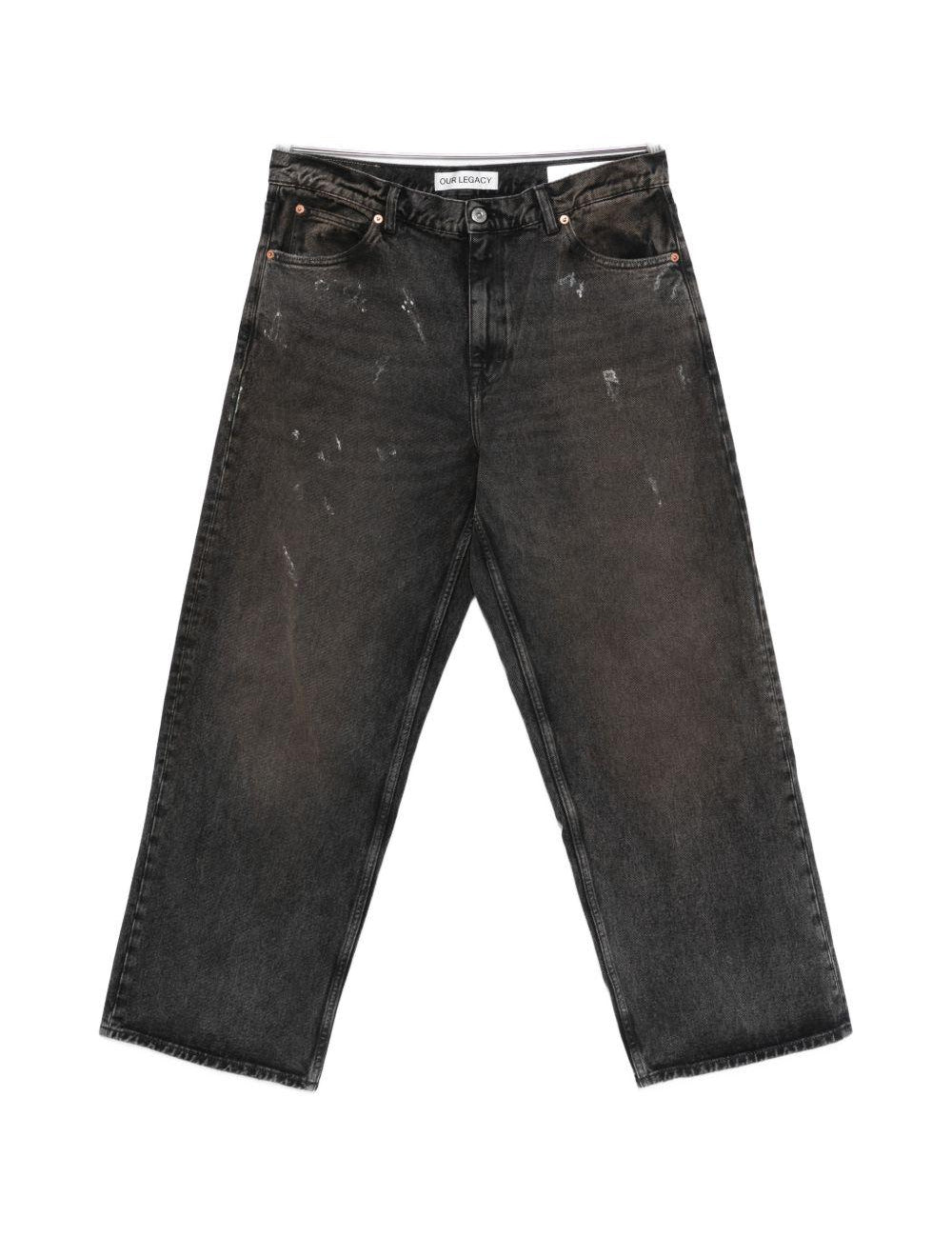 Jeans Vast Cut in nero Our legacy - uomo 