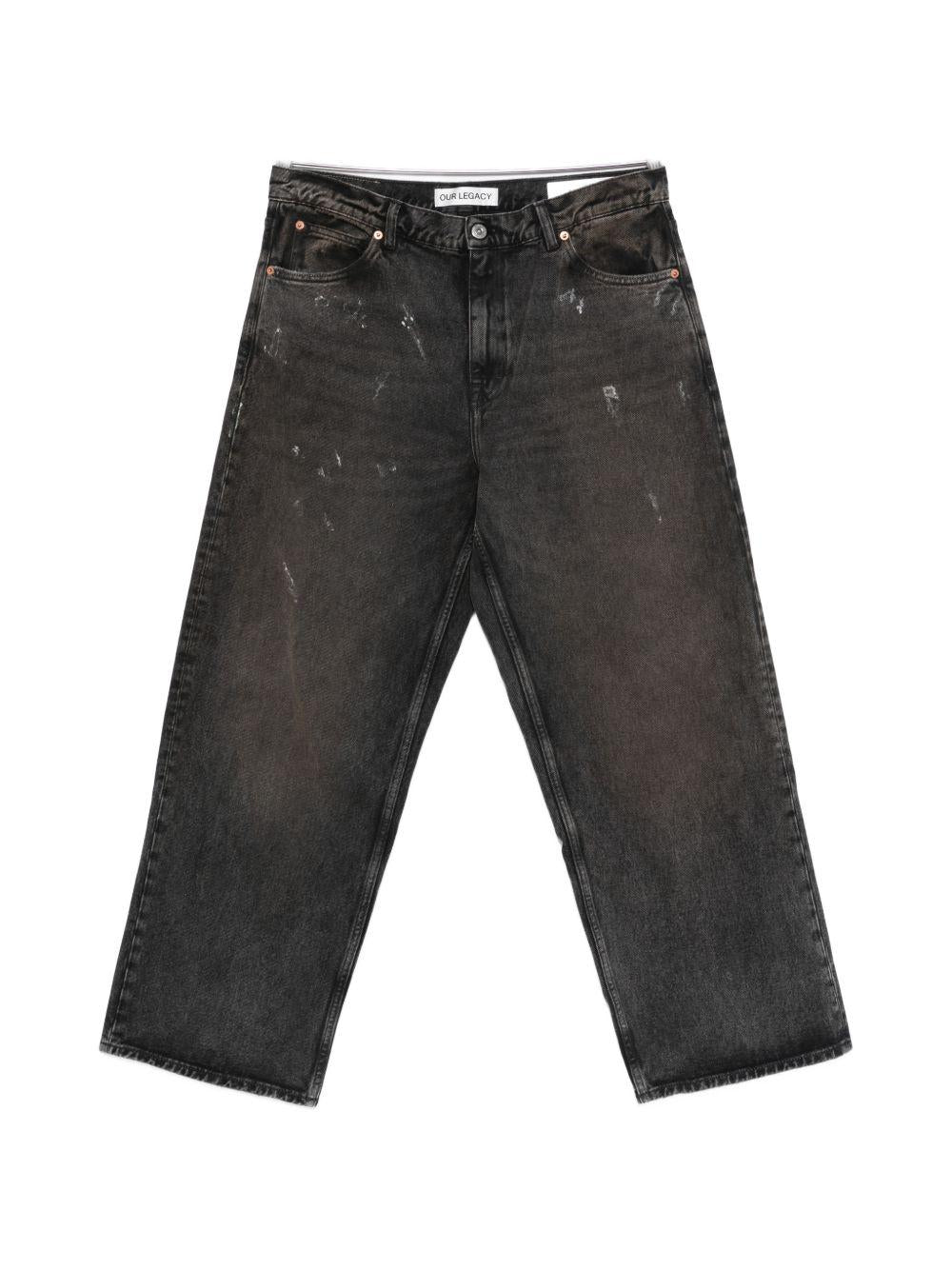 Jeans Vast Cut in nero Our legacy - uomo 