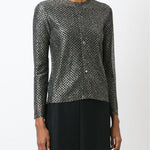 Cardigan con effetto metallico in nero  Junya Watanabe - donna 