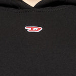 Felpa s-boxt-hood-d in nero Diesel - uomo 