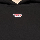 Felpa s-boxt-hood-d in nero Diesel - uomo 