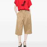 Body con stampa logo in rosso Willy chavarria - donna 