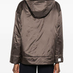 Giacca Mtcdaria con cappuccio in marrone Max Mara the cube - donna 