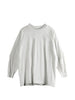 T-shirt a maniche lunghe tommy  in bianco Rick owens drkshdw - uomo