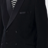 Blazer doppiopetto in nero Junya Watanabe - uomo 