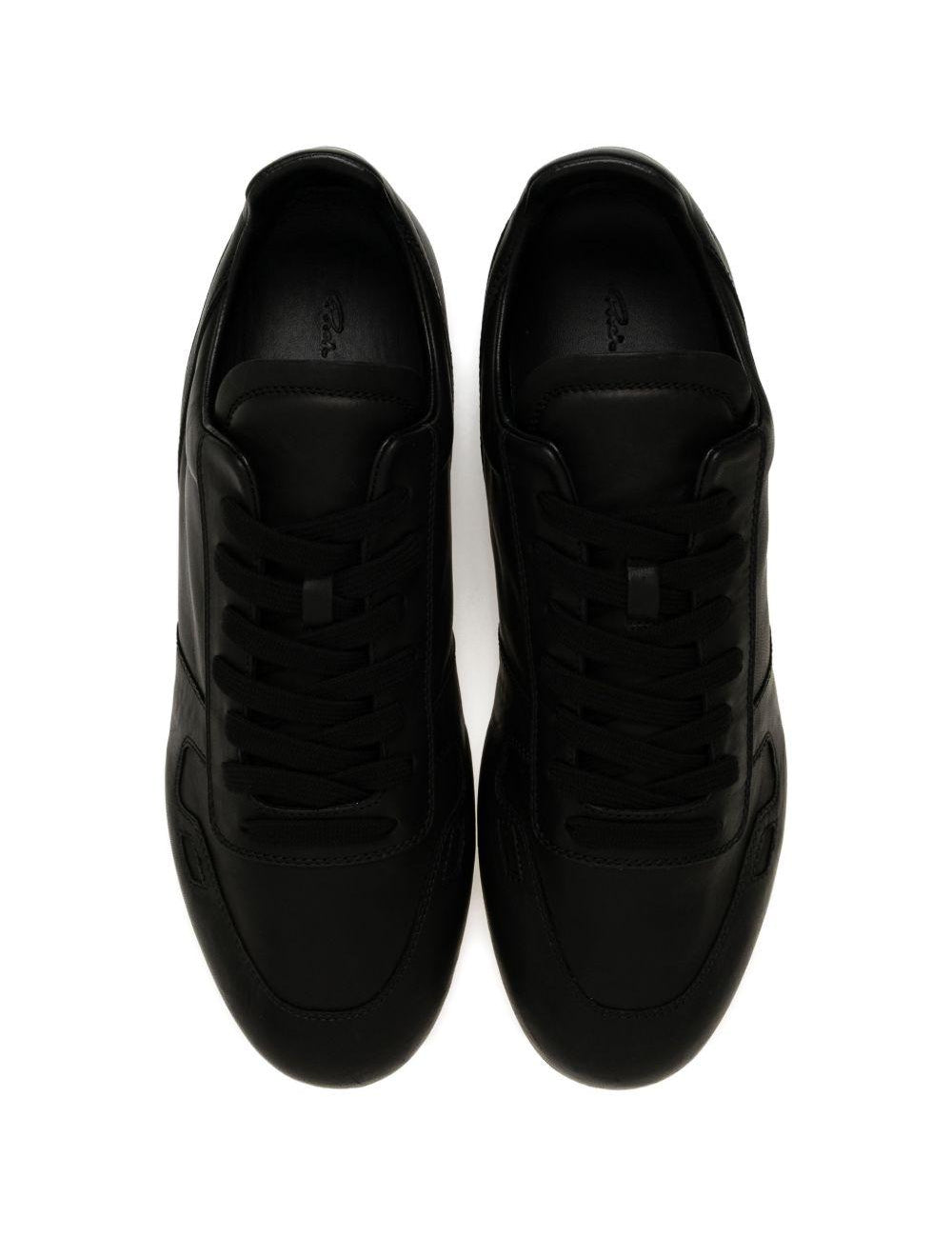 Sneakers con lacci in nero Rick owens - uomo 