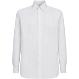 Camicia a righe in bianco 