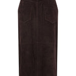 Gonna con cintura in marrone Self-Portrait - donna 