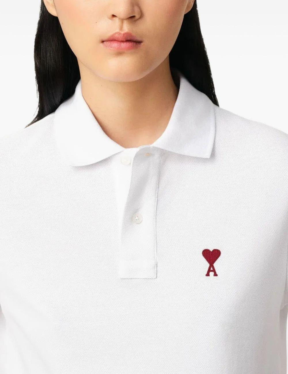 Polo Ami de Coeur in bianco 