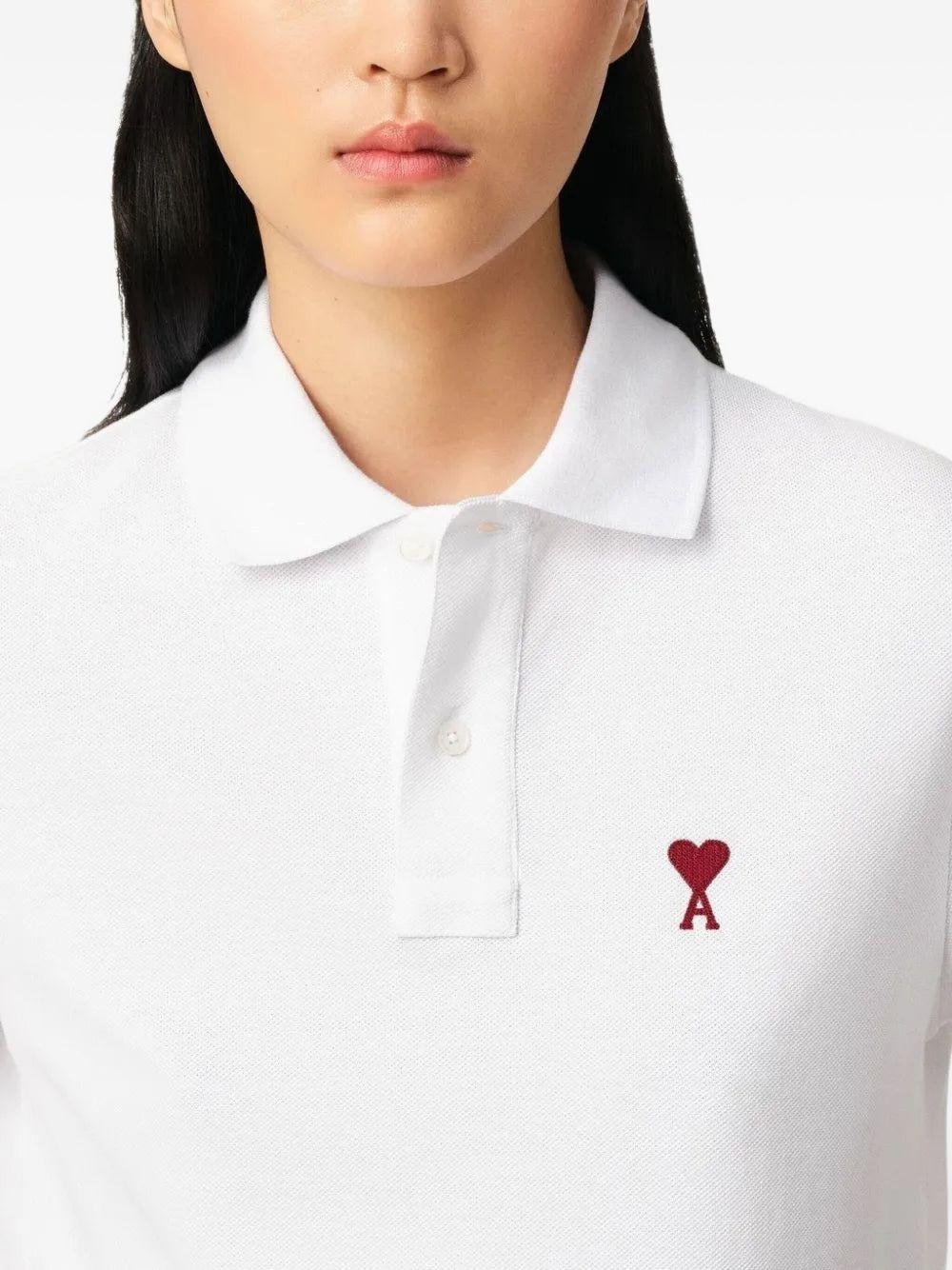 Polo Ami de Coeur in bianco 