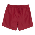 Costume da bagno con coulisse e logo in rosso Brunello cucinelli - uomo 