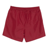 Costume da bagno con coulisse e logo in rosso Brunello cucinelli - uomo 
