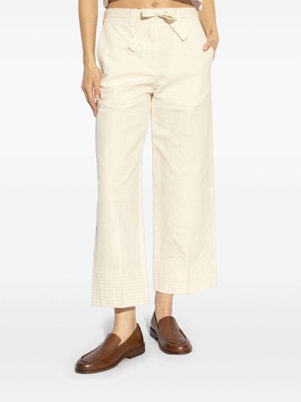 Pantaloni con lacci in beige A.P.C. - donna 