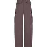 Pantaloni cargo in cotone xandra in marrone The andamane - donna 