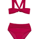 Bikini due pezzi daylight in rosso rubino Zimmermann - donna 