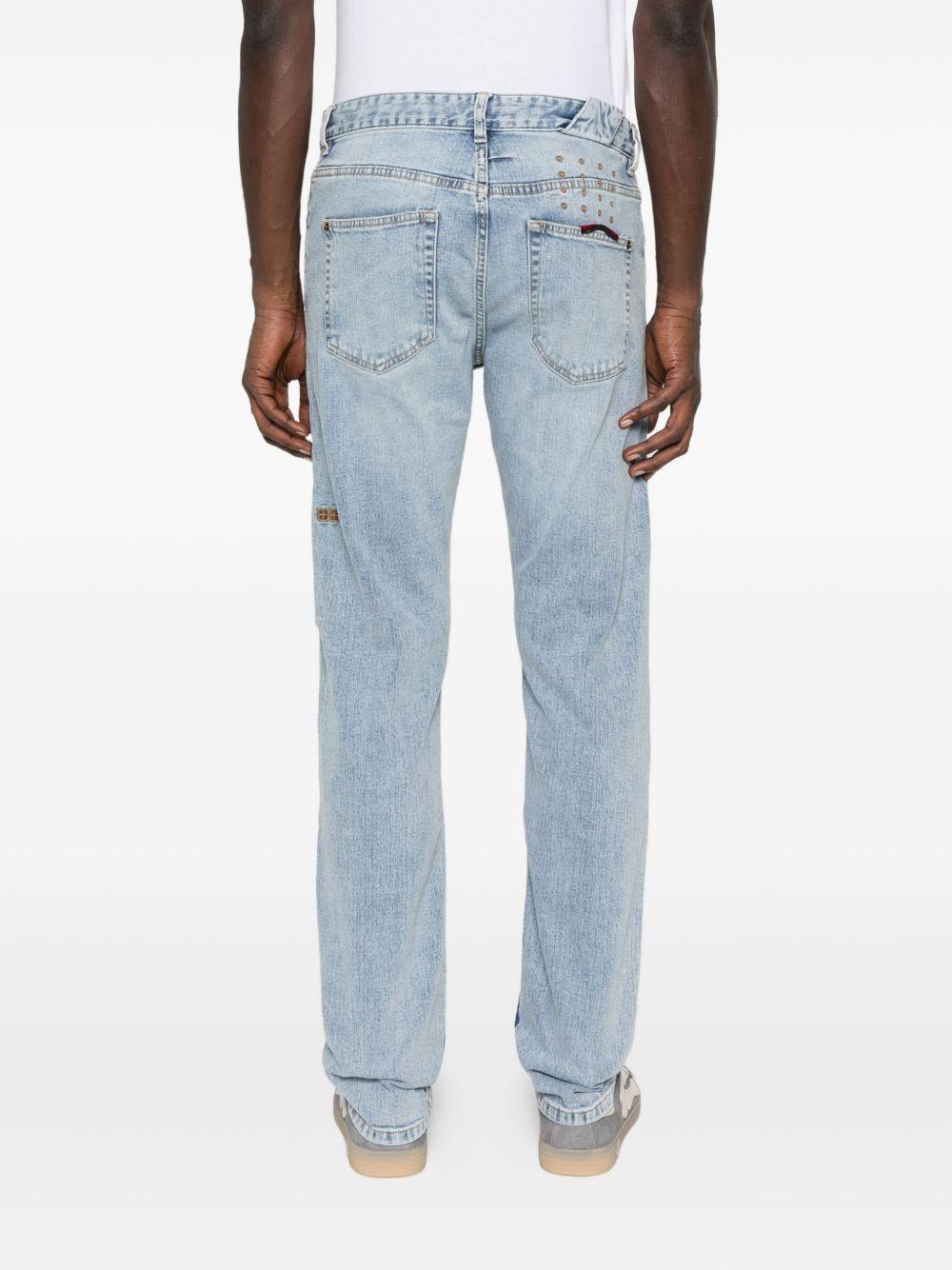 Jeans a gamba dritta in blu Ksubi - uomo 