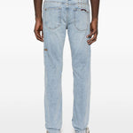 Jeans a gamba dritta in blu Ksubi - uomo 