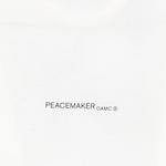 T-shirt con stampa grafica in bianco Oamc peacemaker - uomo 
